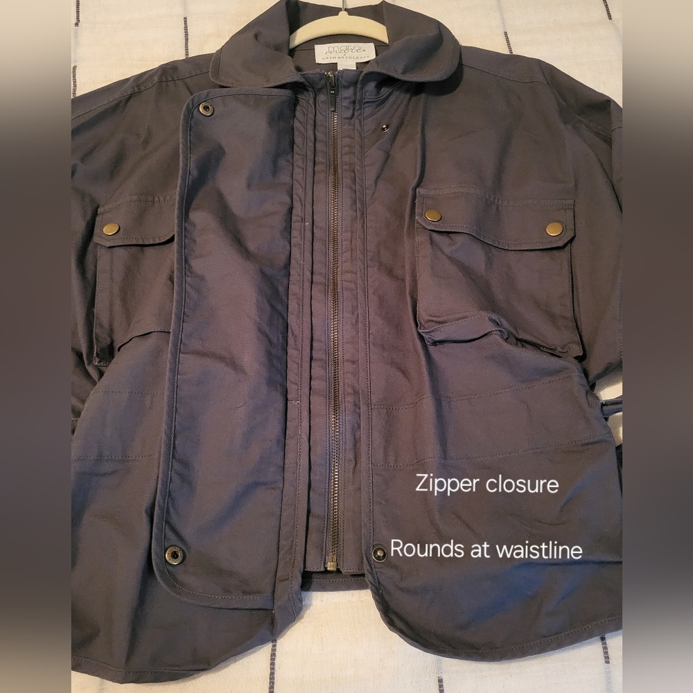 MARE MARE × Anthropologie Dolman Sleeve Belted Utility Jacket M - Picture 12 of 14